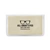 IMPRINTED Cream Premium Microfiber Cloth-In-Case (100 per box / Minimum order - 5 boxes) 